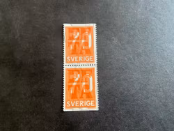 EFTA facit 597 BB stämplat par