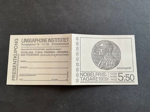 Nobelpris 1969 facit nr 682 i postfriskt häfte