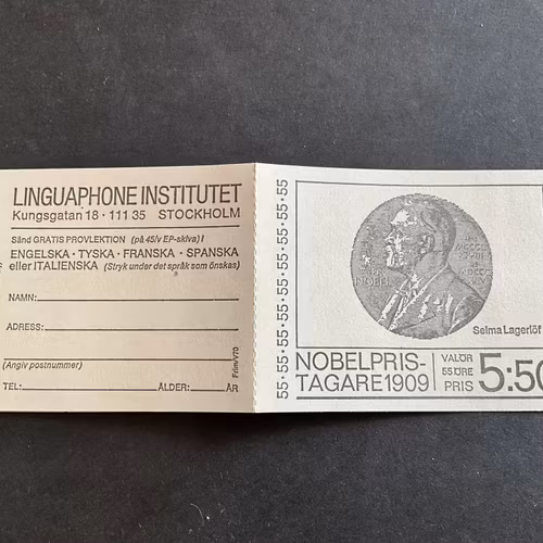 Nobelpris 1969 facit nr 682 i postfriskt häfte