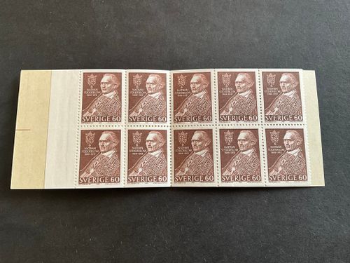 Nathan Söderblom facit nr 572 BB, H 175 postfriskt häfte