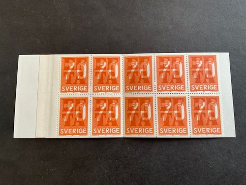 EFTA facit nr H 187 postfriskt häfte