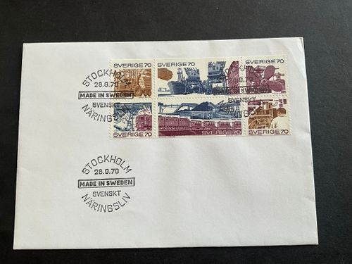 Svenskt näringsliv facit nr 702-707 FDC