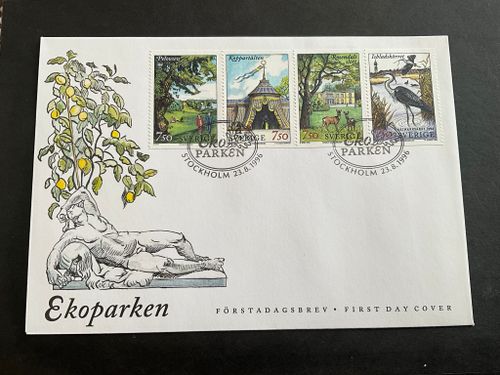 Ekoparken facit nr 1977-1980 FDC