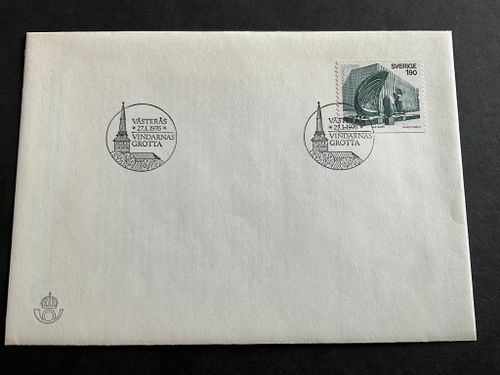 Vindarnas grotta facit 953 FDC stämplat Västerås