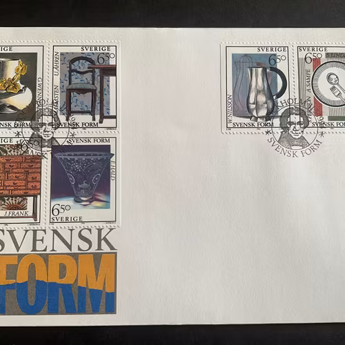 Svensk form facit nr 1847-1852 FDC
