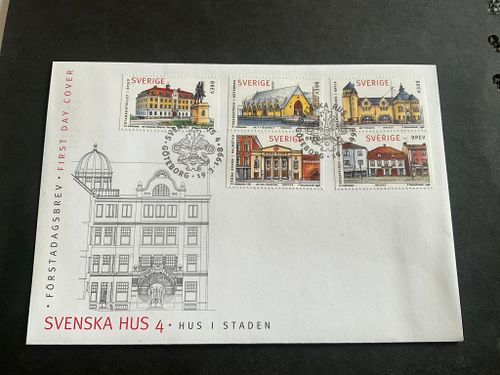 Svenska hus 4 facit nr 2061-2065 FDC