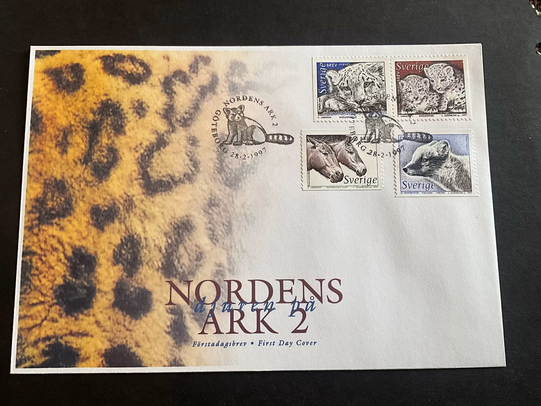 Nordens Ark 2 facit nr 2005-2008 FDC