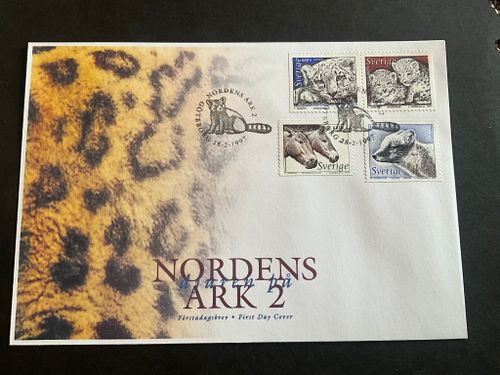 Nordens Ark 2 facit nr 2005-2008 FDC