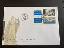 Gustaf III:s antikmuseum facit nr 2034-2035 FDC