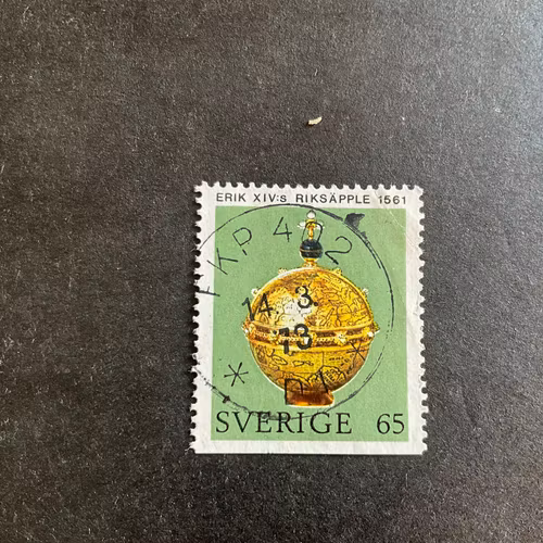 Riksresgalierna facit nr 743 B2 praktstämplat PKP 402 *D1 *