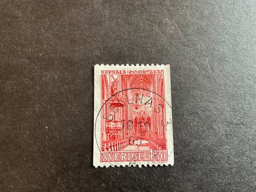 Uppsala domkyrka facit nr 600 praktstämplat BOLLNÄS 3