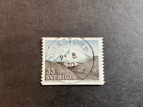 Fjället facit 599 A praktstämplat GRÄSTORP