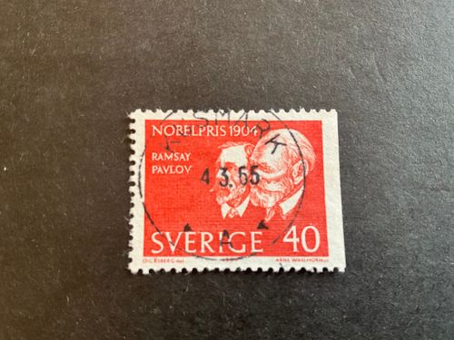 Nobelpris 1904 facit nr 560 B2 praktstämplat KUSMARK