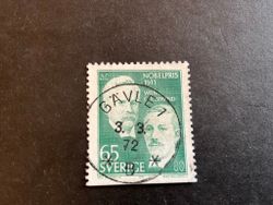 Nobelpris 1911 facit nr 752 B2 lyxstämplat GÄVLE 1