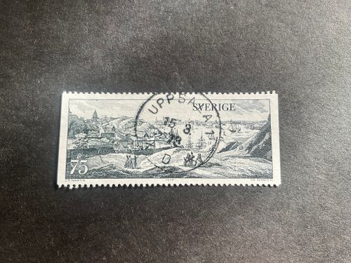 Gustaviansk konst facit nr 787 praktstämplat UPPSALA 1