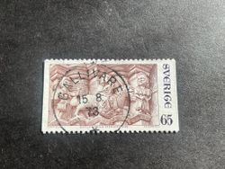 Gotlöndska stenmästare facit nr 736 praktstämplat GÄLLIVARE