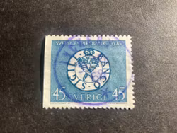 Sveriges riksbank facit nr 624 B1 praktstämplat LYCKEBY , blå stämpel
