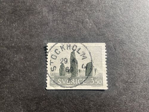 Ale stenar facit nr 579 praktstämplat STOCKHOLM 3