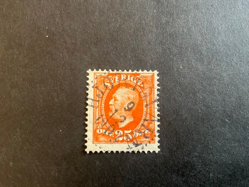 Oscar II facit 57 praktstämplat HJORTQVARN