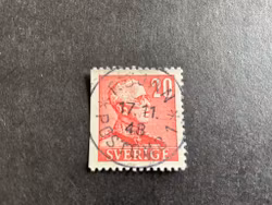 Gustaf V profil höger facit nr 276 B1 praktstämplat RÖJAN *POSTOMBUD 1*