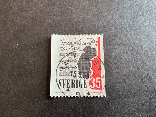 Berwald facit nr 622 A praktstämplat HÄGERSTEN 7