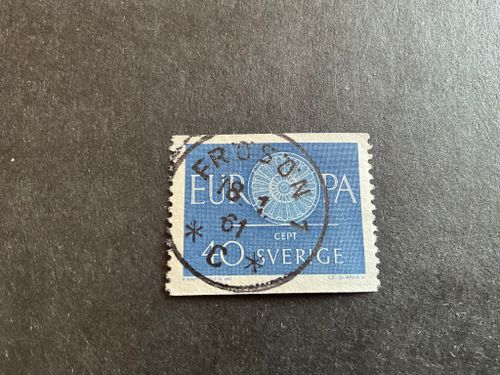 Europa I facit nr 517 praktstämplat FRÖSÖN