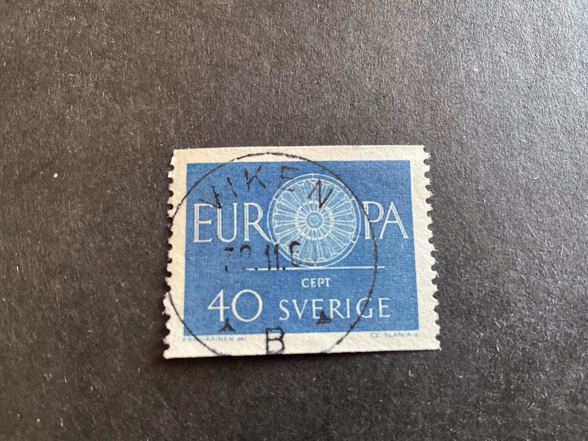 Europa I facit 517 praktstämplat/lyxstämplat VIKEN