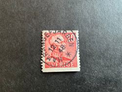 Gustaf V profil höger facit 276 A praktstämplat HAMRÅNGEFJÄRDEN