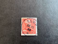 Gustaf V profil höger facit 276 A praktstämplat SLÄP