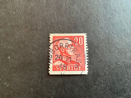 Gustaf V facit 276 A praktstämplat ABBORTRÄSK