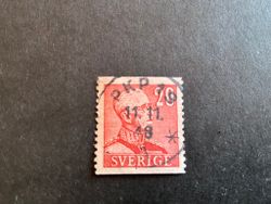 Gustaf V profil höger facit 276 A praktstämplat PKP 19 A