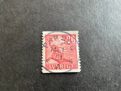 Gustaf V profil höger facit 276 A praktstämplat PKP 256 A