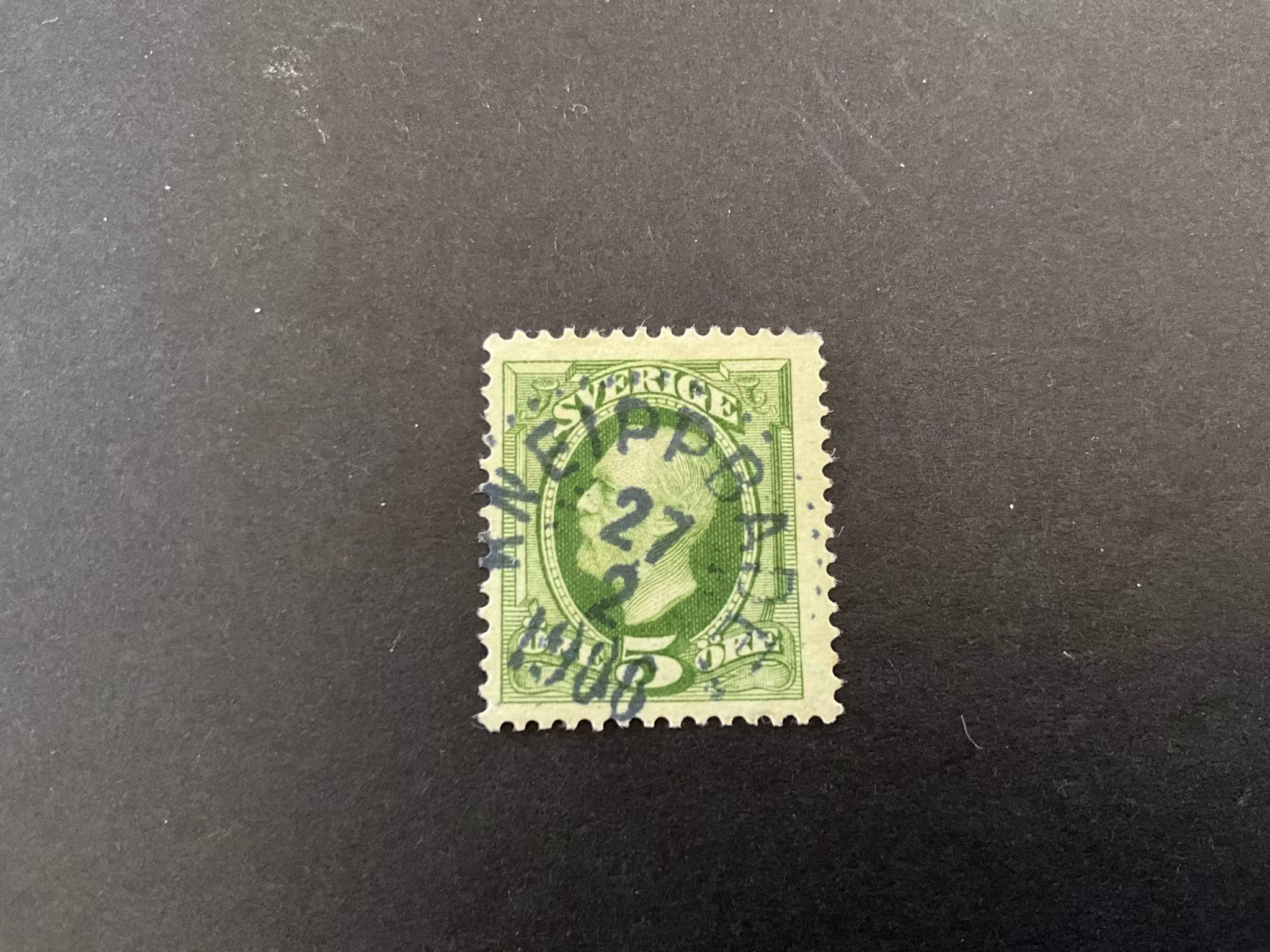 Oscar II facit 52 praktstämplat KNEIPPBADEN