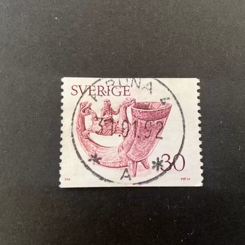 Dryckeshorn facit 973 lyxstämplat KIRUNA 4 , sista dag