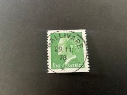 Carl XVI Gustaf typ I facit nr 952 A praktstämplat GÄLLIVARE
