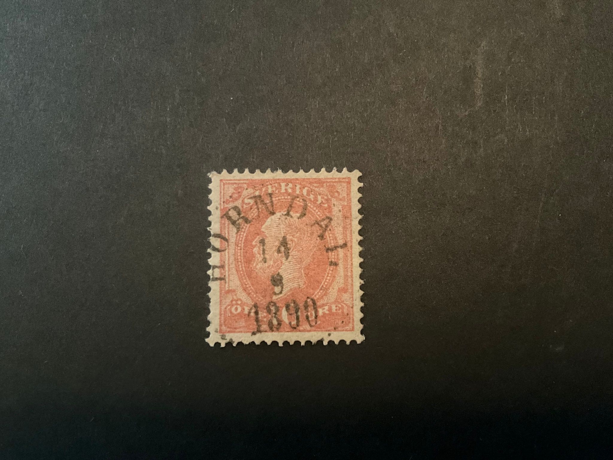 Oscar II facit 45 lyxstämplat HORNDAL