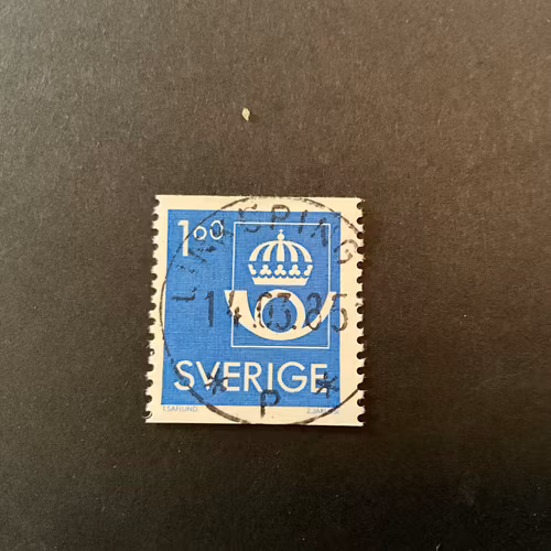 Postens emblem facit nr 1333 praktstämplat LINKÖPING