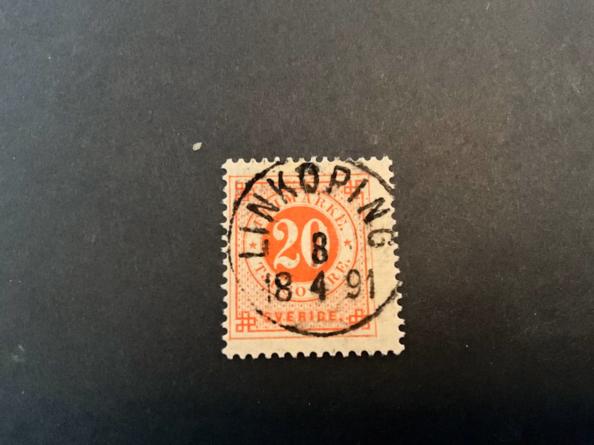Ringtyp ph facit nr 46 lyxstämplat LINKÖPING