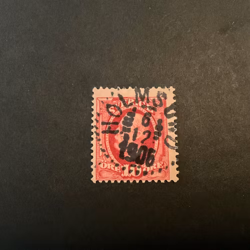 Oscar II facit 54 praktstämplat HOLMSUND
