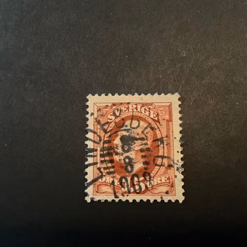 Oscar II facit 55 praktstämplat LINDESBERG
