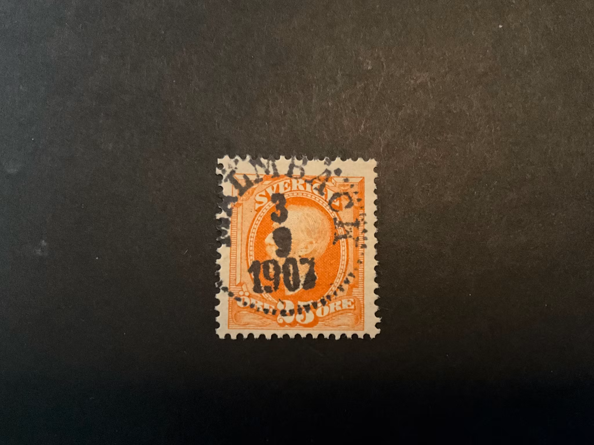 Oscar II facit 57 praktstämplat MALMBÄCK