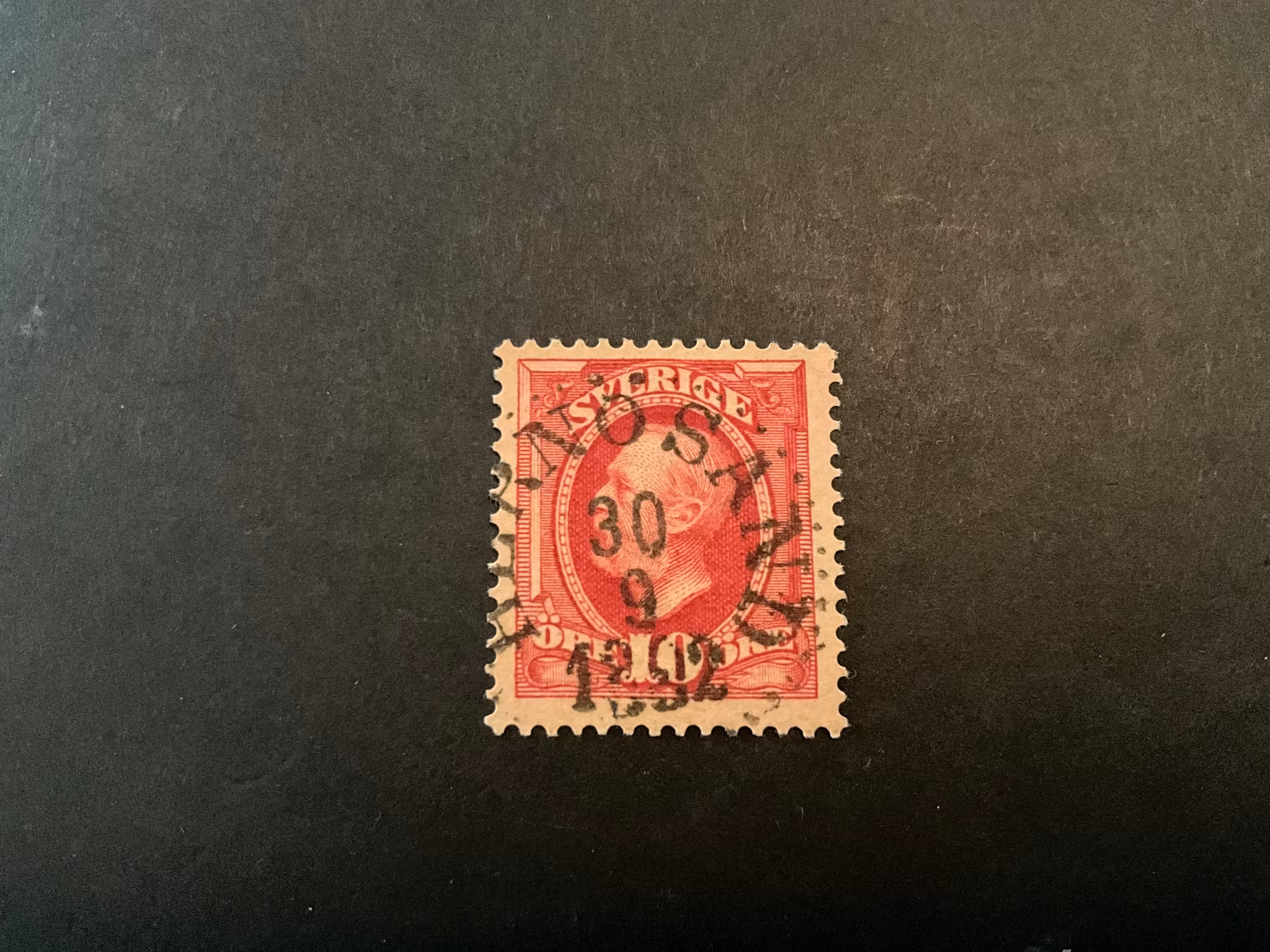 Oscar II facit 54 praktstämplat HERNÖSAND