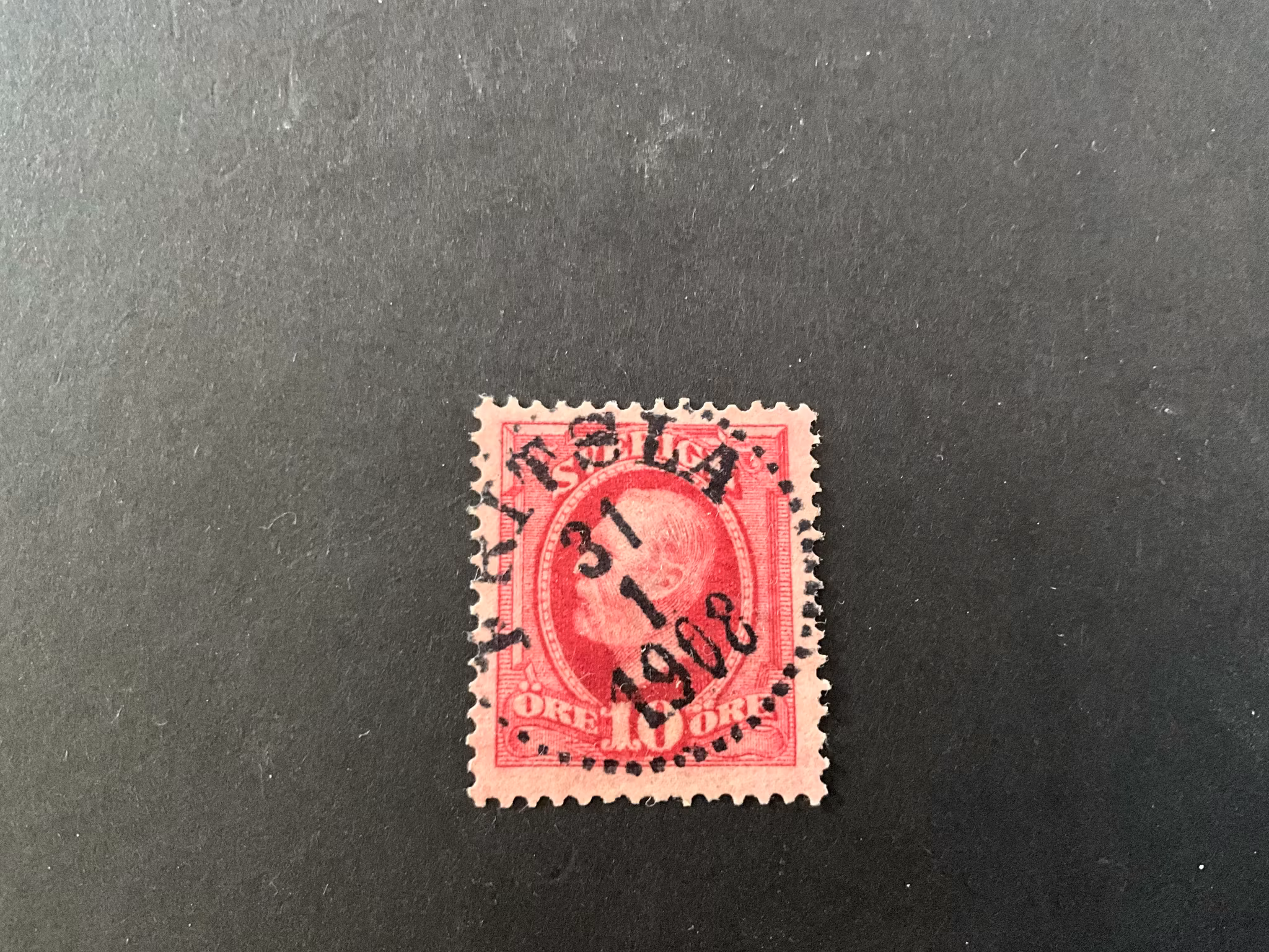 Oscar II facit 54 praktstämplat FRITSLA