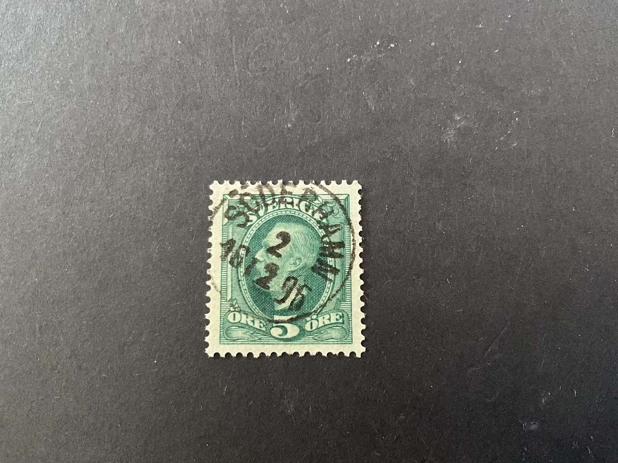 Oscar II facit 52 praktstämplat SÖDERHAMN