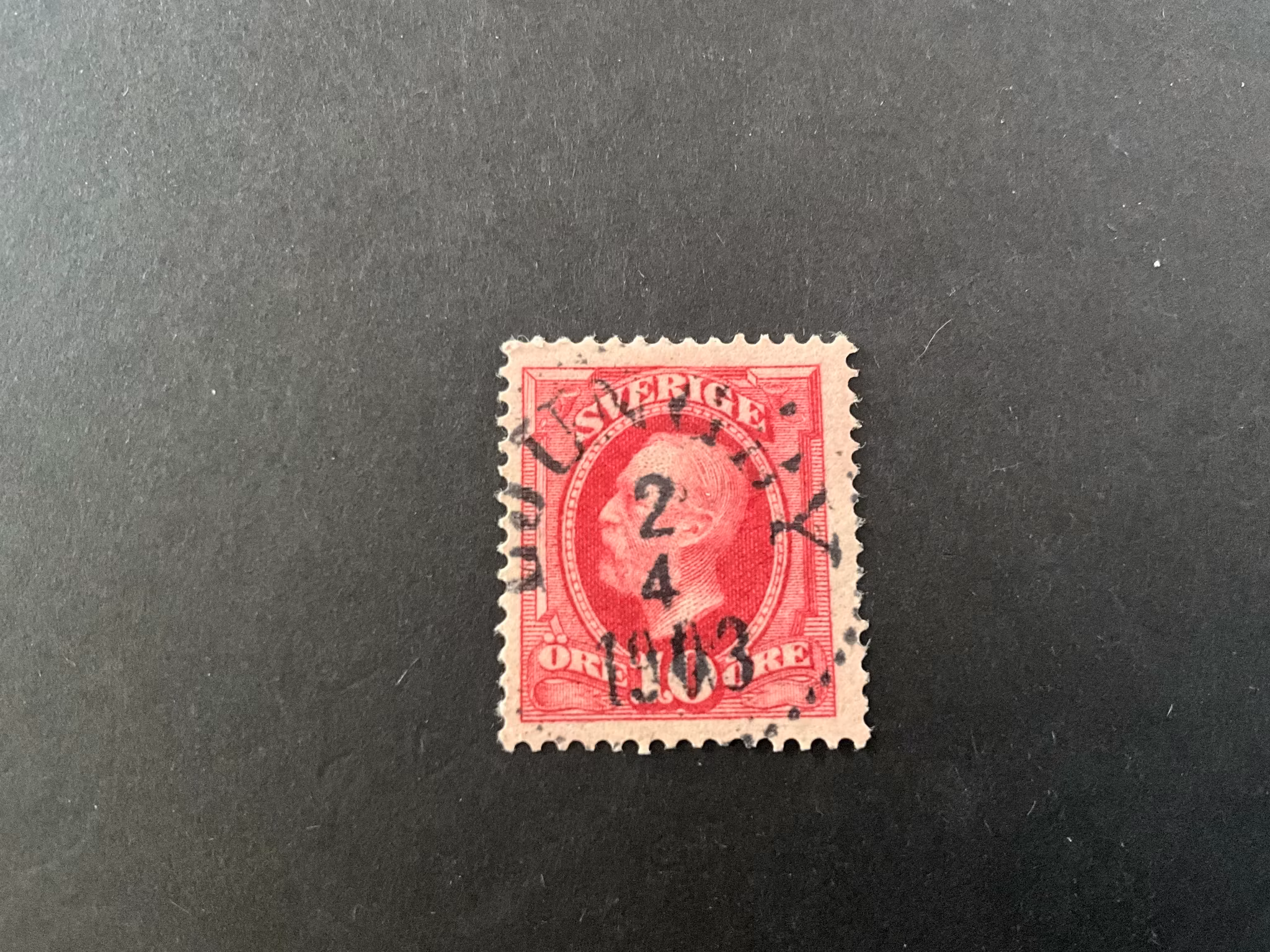 Oscar II facit 54 praktstämplat LJUNGBY