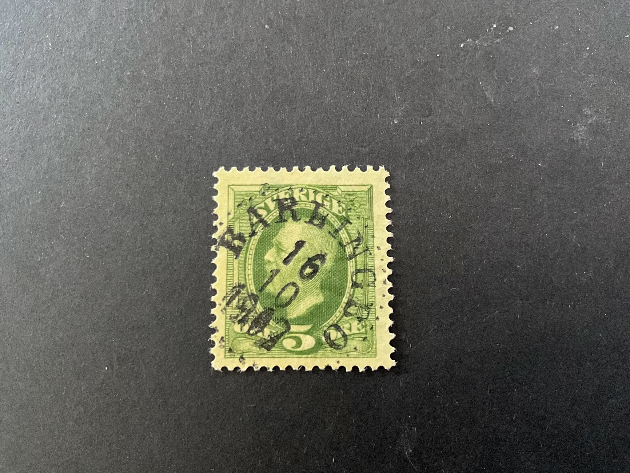 Oscar II facit 52 praktstämplat BARLINGBO