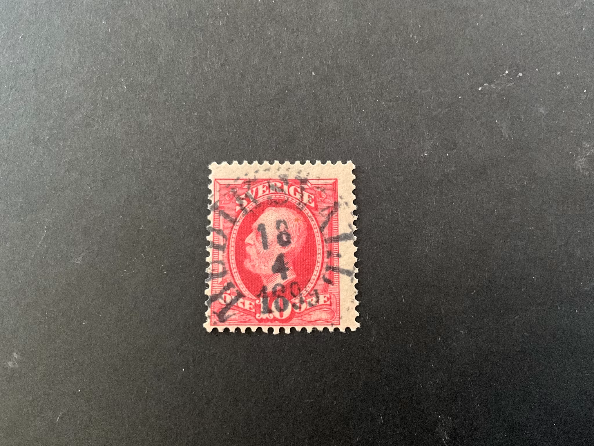 Oscar II facit 54 praktstämplat HUDIKSVALL