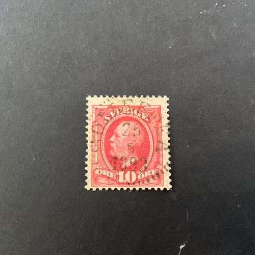 Oscar II facit 54 prakt/lyxstämplat SOLLEFTEÅ