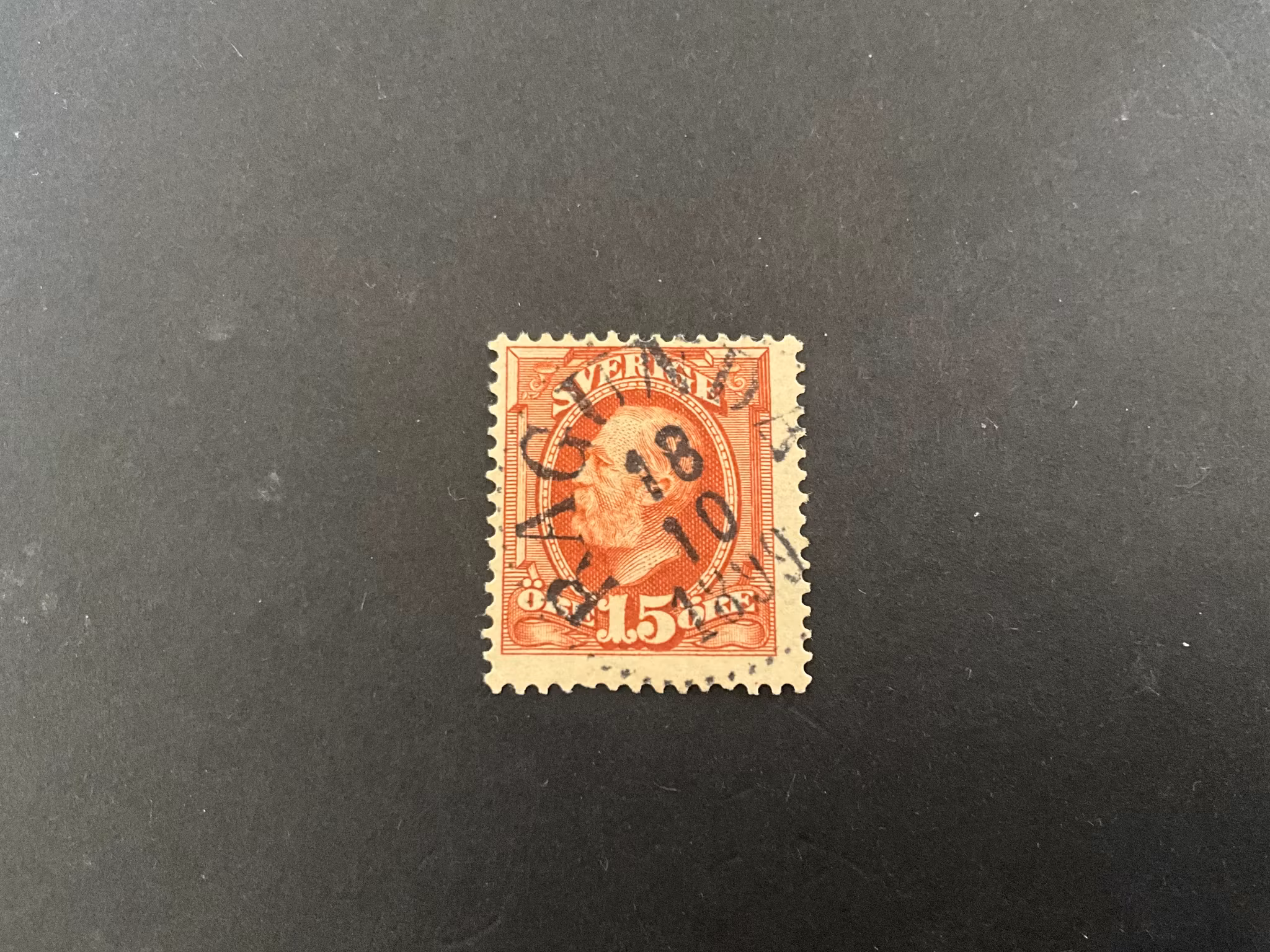 Oscar II facit 55 praktstämplat RAGUNDA