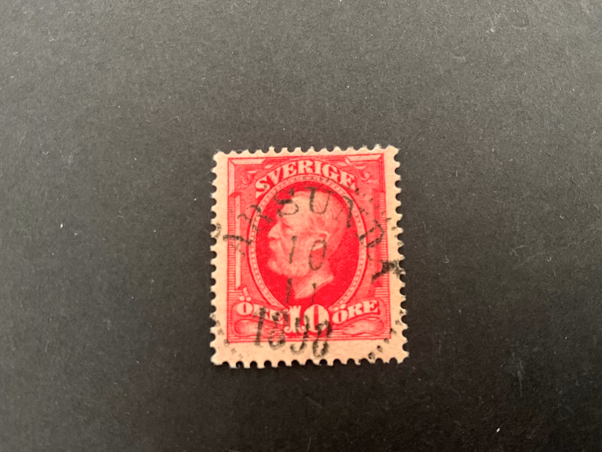 Oscar II facit 54 praktstämplat ÅRSUNDA